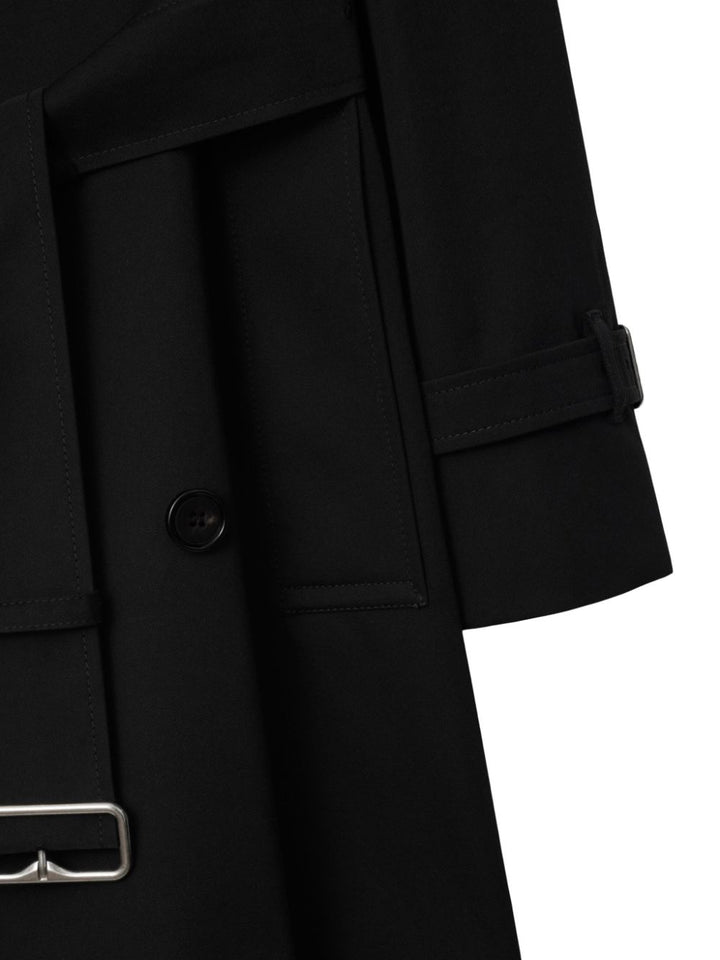 Burberry Gabardine Coats Black