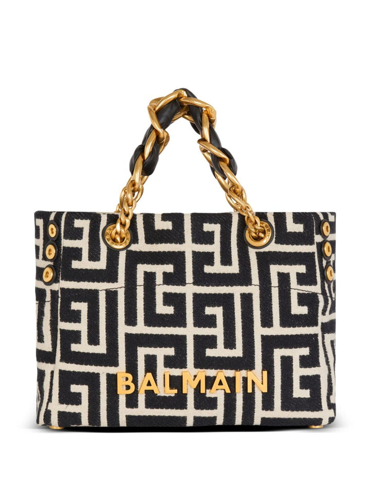 Balmain Monogram Jacquard Bag