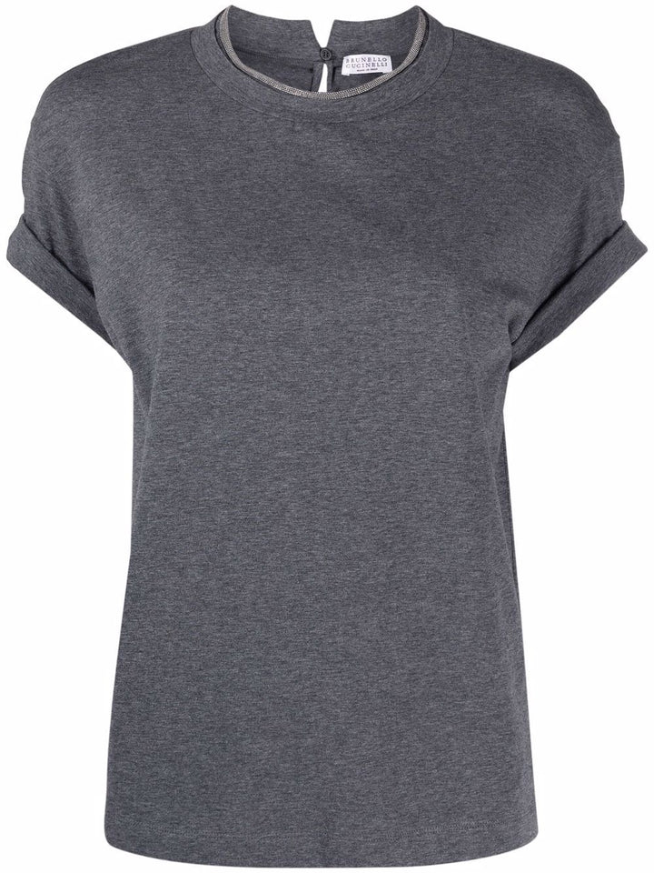 Brunello Cucinelli T-shirts and Polos Grey