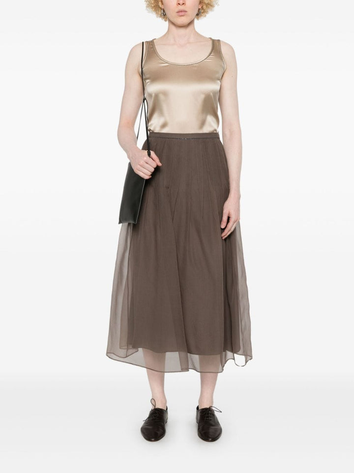 Brunello Cucinelli Skirts Brown