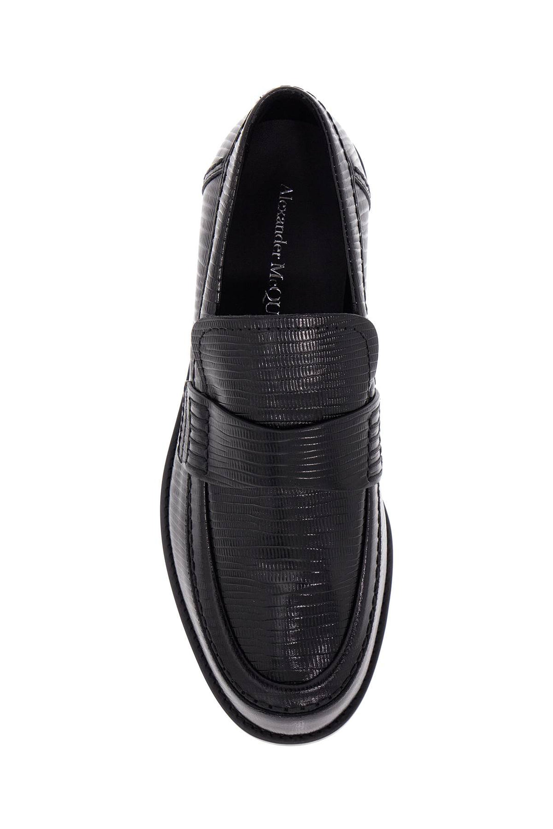 Alexander Mcqueen leather jupiter loafers for