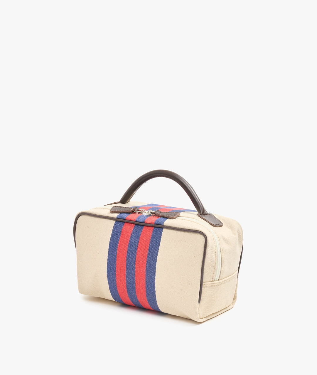 My Style Bags Berkeley Rugby Toiletry Travel Bag Cream Red/Blue Stripes For Men