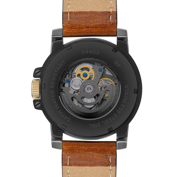 Ingersoll The Freestyle Automatic Brown Leather Strap Watch