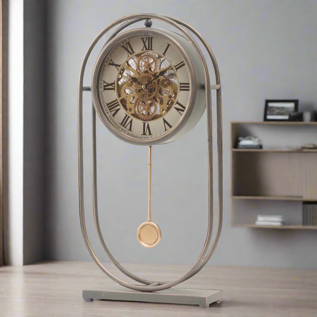 Shoffeld Pendulum Moving Cogs Clock