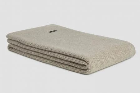 Bemboka Angora & Merino Wool Throws 130x220cm Wheat Bemboka Chain Rib Angora & Merino Wool Throw - Pre-Shrunk Brand