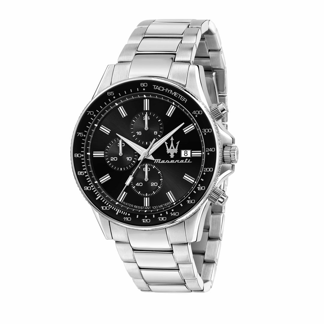 Maserati Chronograph Watches Maserati Sfida 44mm Black Dial Chronograph Watch Maserati Sfida 44mm Black Dial Chronograph Watch Brand