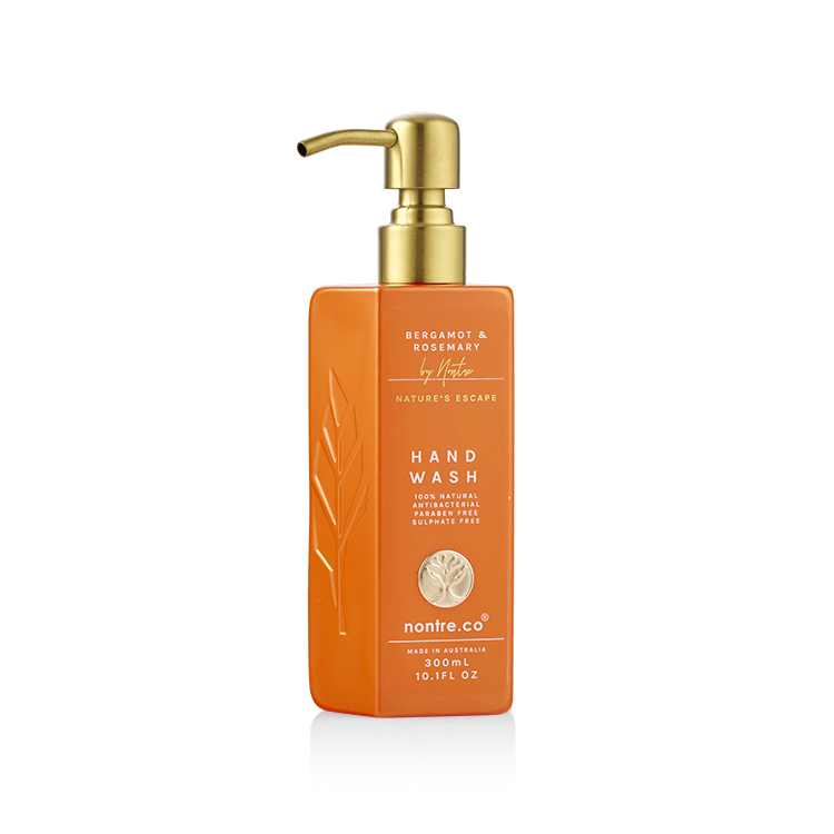 NONTRE.CO Hand Wash Orange Nontre.co Natural Hand Wash 300ml Bergamot & Rosemary Brand