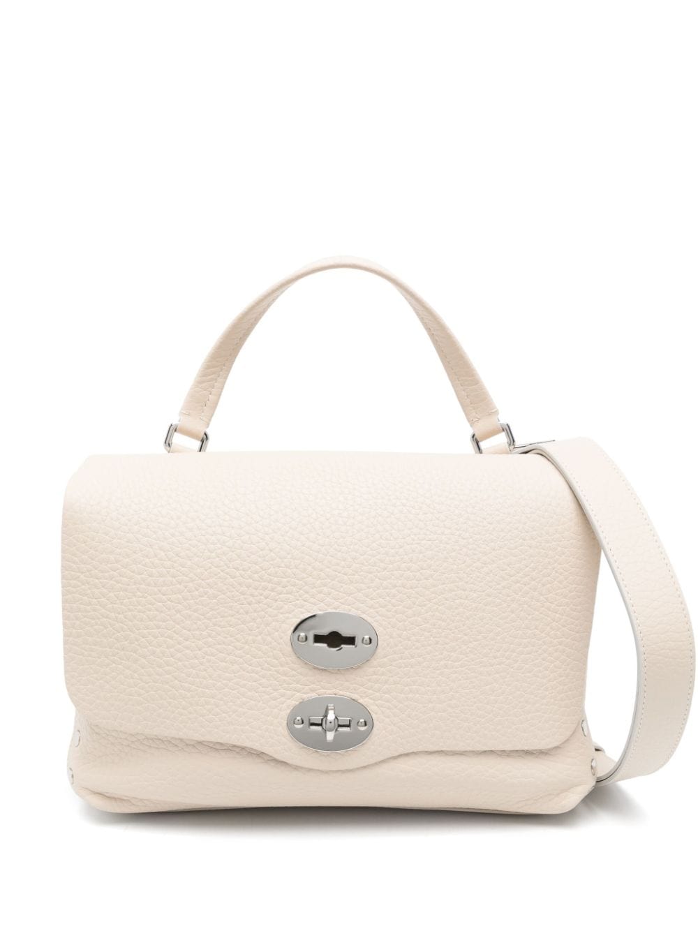 Zanellato Handbag UNI Zanellato Leather Bag Cream Zanellato Cream Leather Bag Effortless Elegance  at Italian Luxury Group Brand