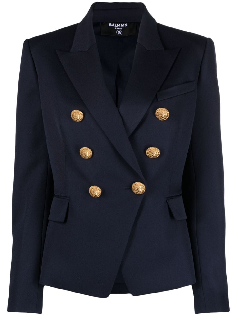 Balmain Jackets 36 Balmain Wool Twill Jacket Balmain Blue Wool Twill Jacket Brand