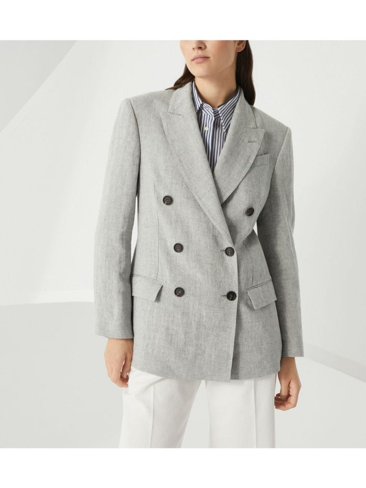 Brunello Cucinelli Jackets Brunello Cucinelli Jackets Light Grey Brunello Cucinelli Jackets Light Grey Brand