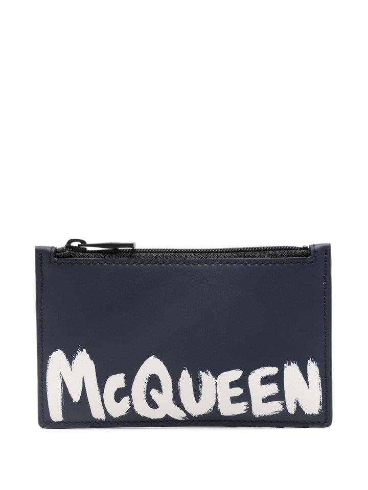 Alexander Mcqueen Small Leather Goods UNI Alexander McQueen Wallets Blue Alexander McQueen Wallets Blue Brand