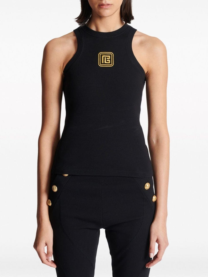 Balmain Topwear L Balmain Top Black Balmain Top Black Brand