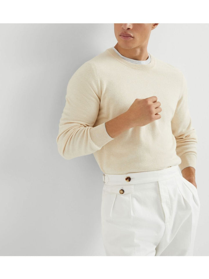 Brunello Cucinelli Topwear Brunello Cucinelli Sweaters Beige Brunello Cucinelli Sweaters Beige Brand