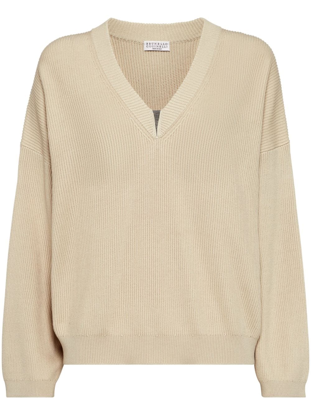 Brunello Cucinelli Topwear Brunello Cucinelli Sweaters Beige Brunello Cucinelli Sweaters Beige Brand