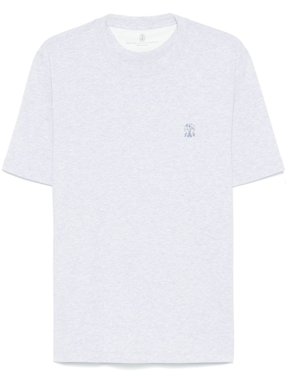 Brunello Cucinelli Topwear Brunello Cucinelli T-shirts and Polos Light Grey Brunello Cucinelli T-shirts and Polos Light Grey Brand