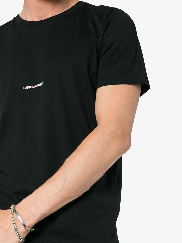 Saint Laurent Topwear L Saint Laurent T-shirts and Polos Black Saint Laurent T-shirts and Polos Black at Italian Luxury Group Brand