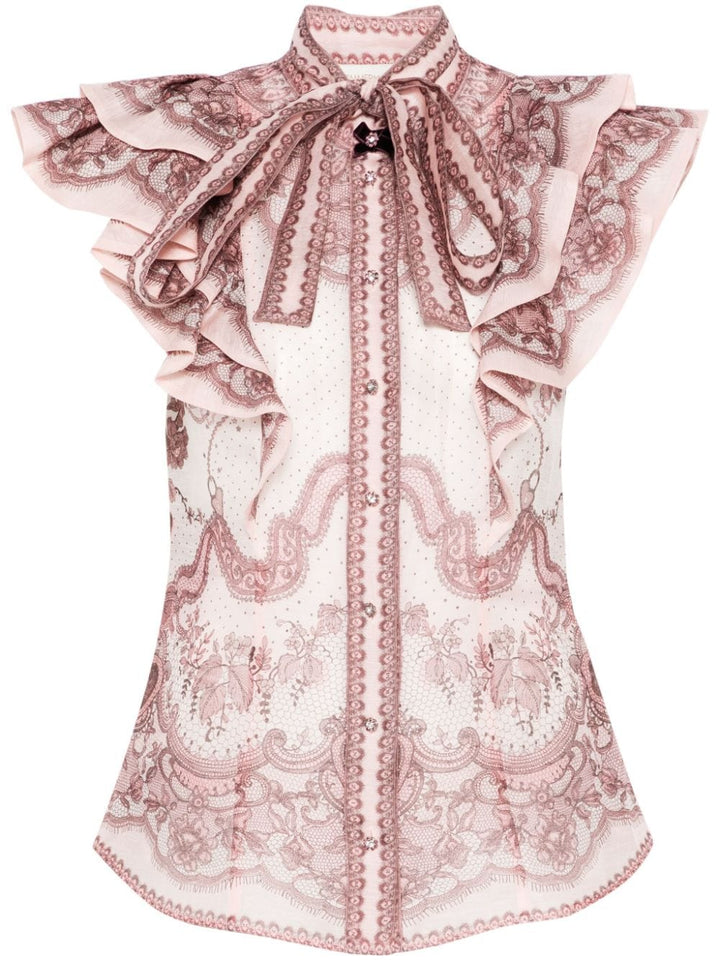 Zimmermann Topwear Zimmermann Top Pink Zimmermann Top Pink Brand