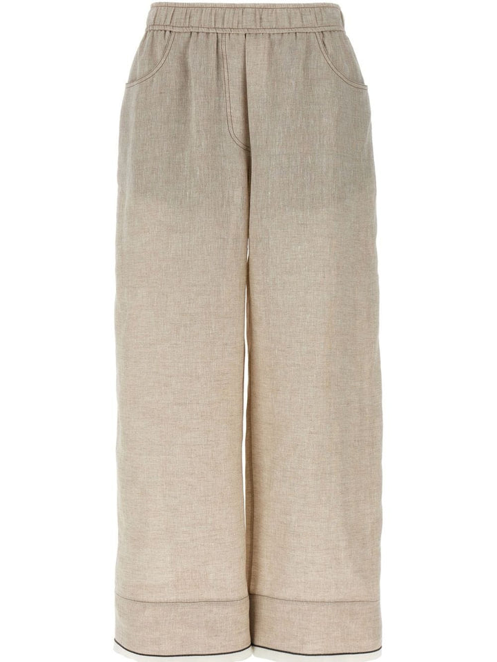 Brunello Cucinelli Trousers Brunello Cucinelli Trousers Beige Brunello Cucinelli Trousers Beige Brand