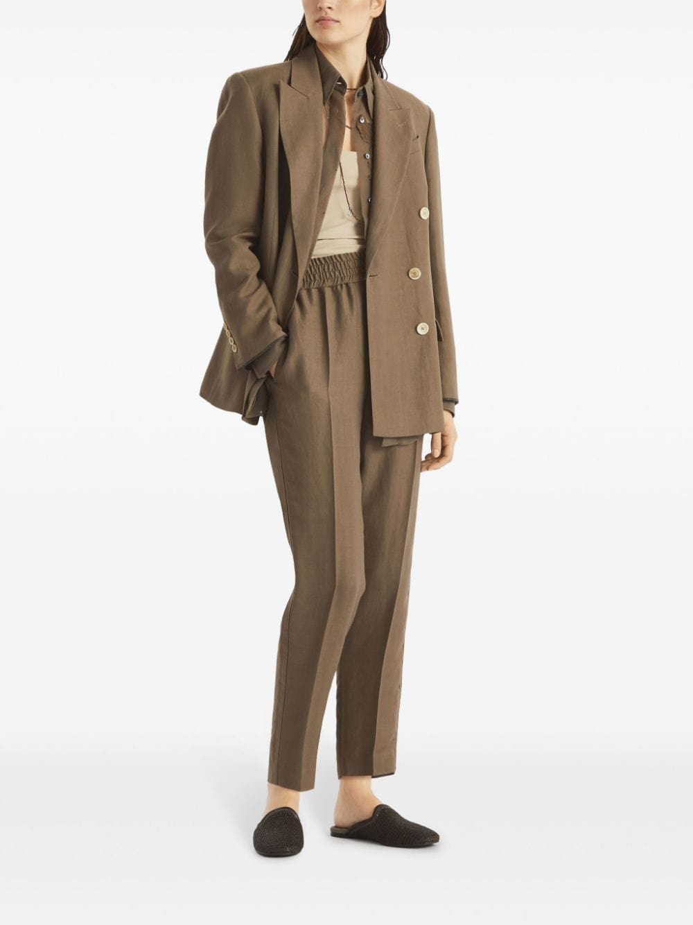 Brunello Cucinelli Trousers Brunello Cucinelli Trousers Brown Brunello Cucinelli Trousers Brown Brand