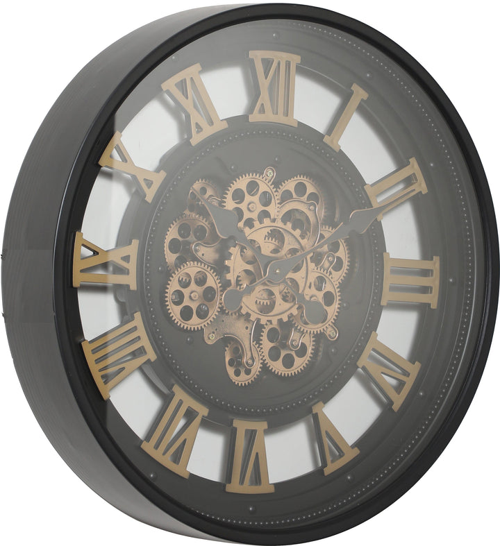 Chilli Wall Clock Valeno Round Moving Cogs Wall Clock Brand