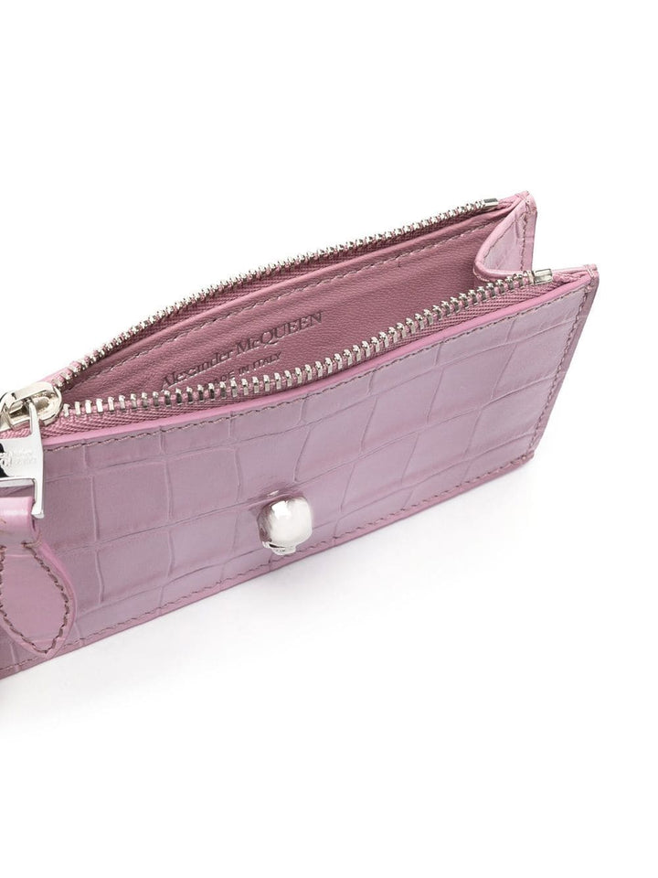 Alexander Mcqueen Wallets UNI Alexander McQueen Wallets Pink Alexander McQueen Wallets Pink Brand